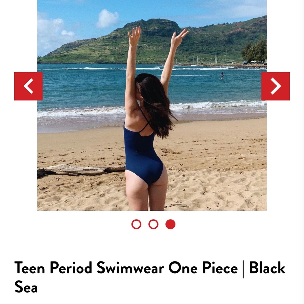 Teen Period Swimwear One Piece | Black
Sea MD/LG